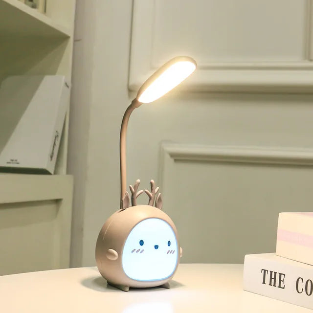 Kinder Leselampe mit Augenschutz und USB-Nachtlicht