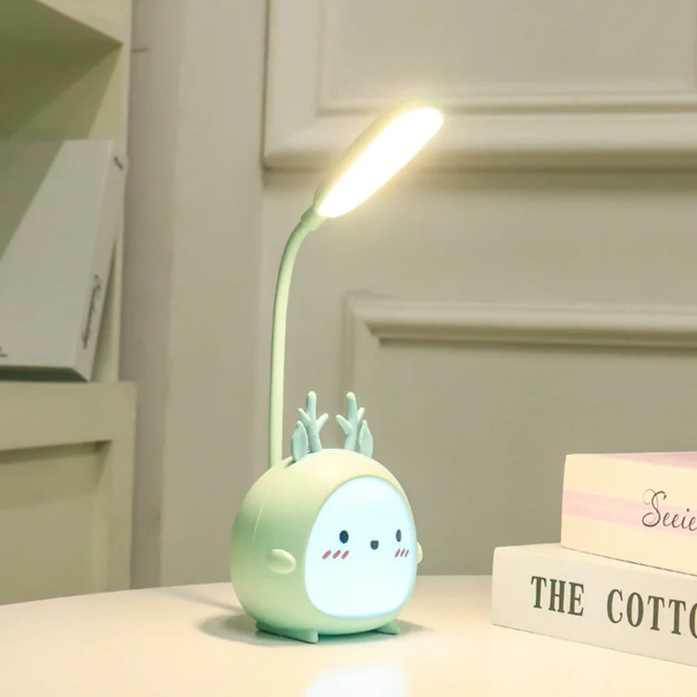 Kinder Leselampe mit Augenschutz und USB-Nachtlicht