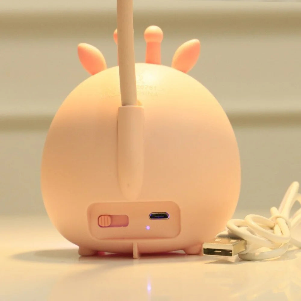 Kinder Leselampe mit Augenschutz und USB-Nachtlicht