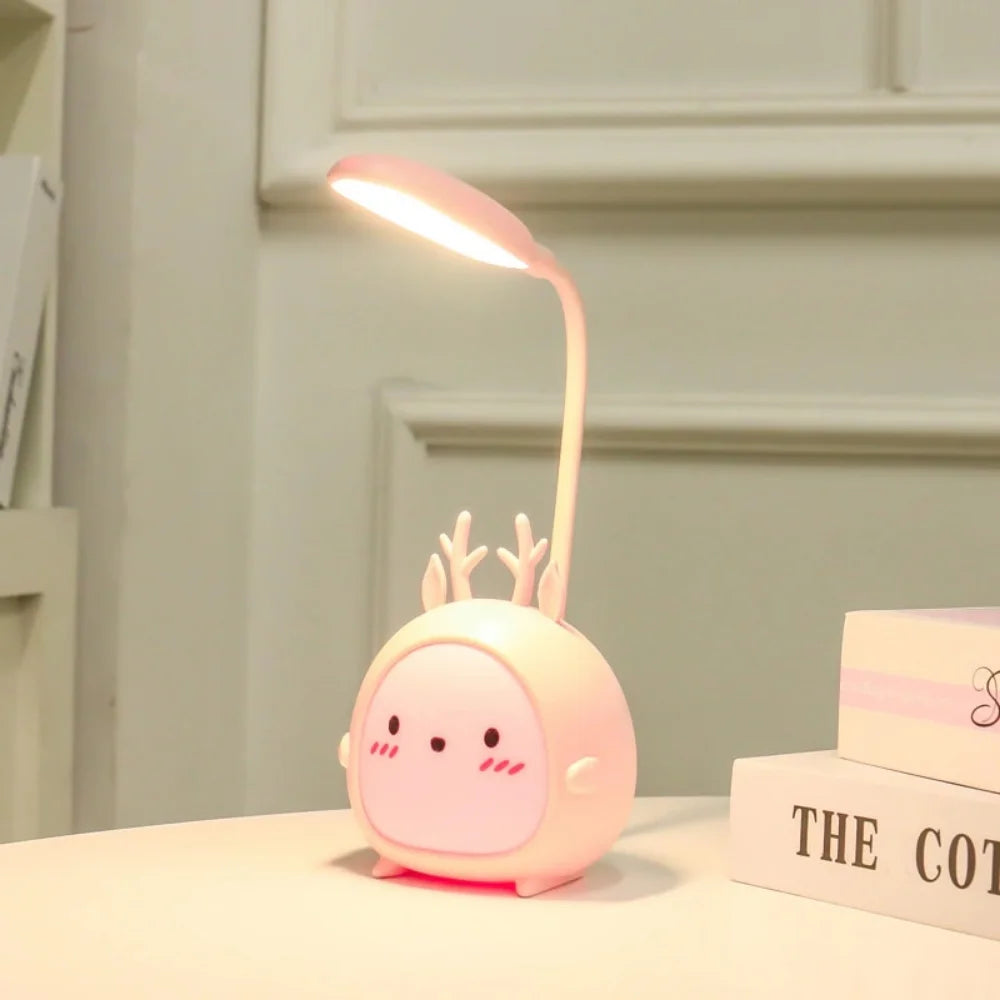Kinder Leselampe mit Augenschutz und USB-Nachtlicht