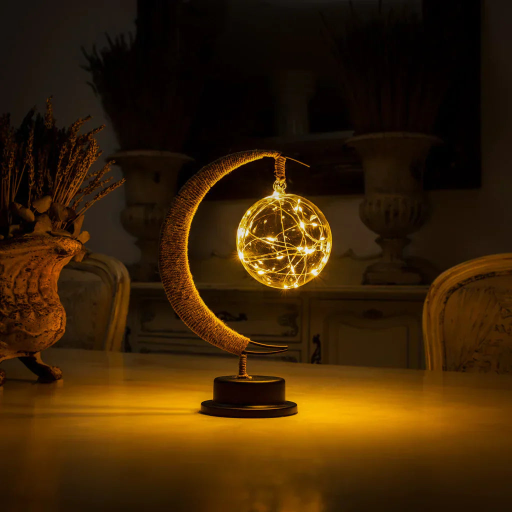 Tischlampe LED Mondlicht für Schlafzimmer