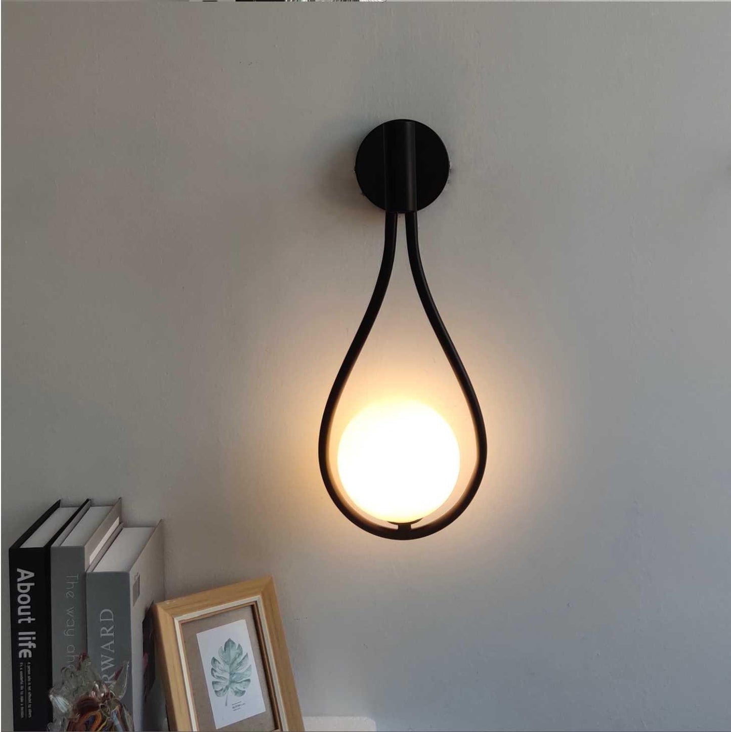 Wandleuchte Modern Gold Glas Wandleuchte