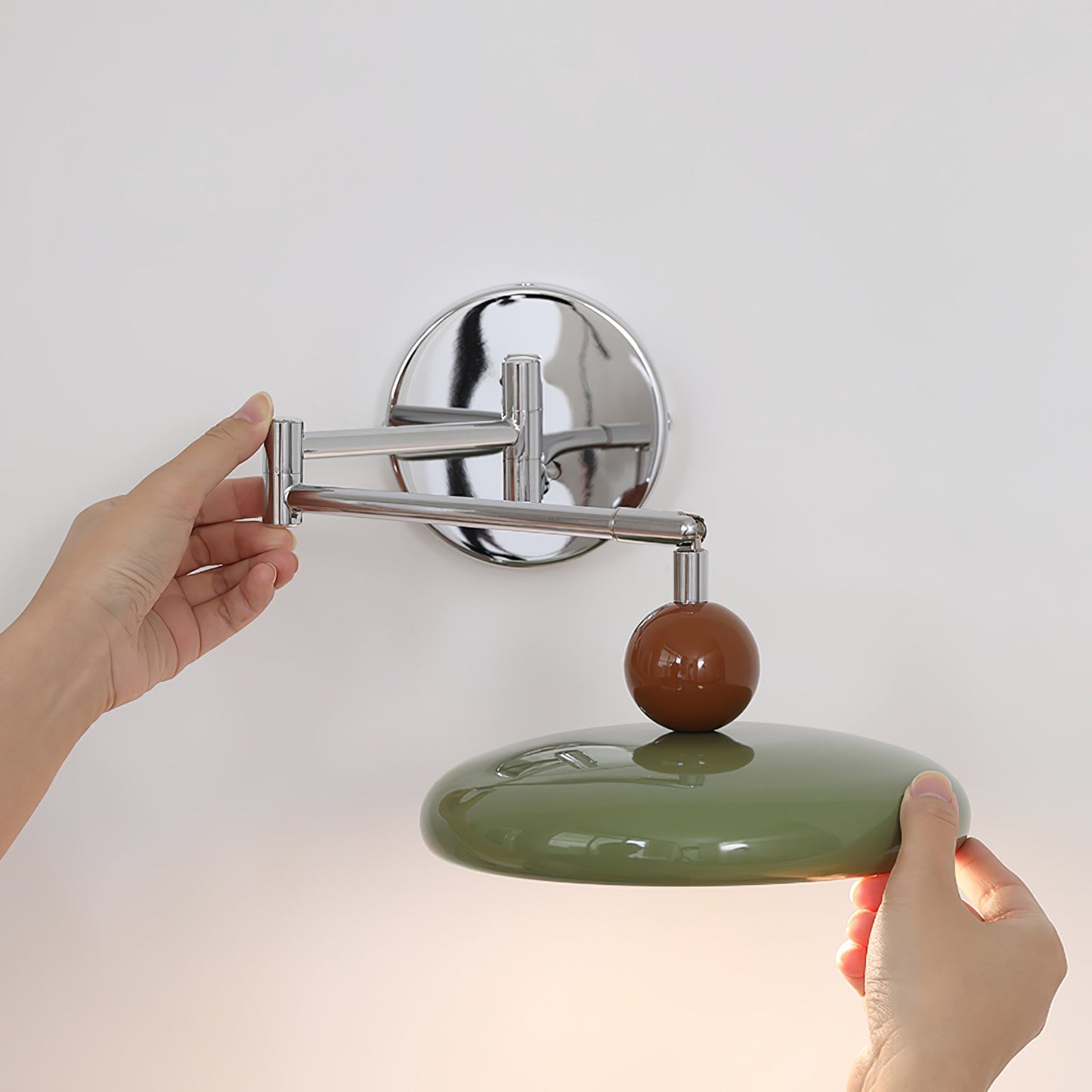 Wandlampe Swing Arm Lola - Moderne Applique mit verstellbarem Arm und integrierter LED