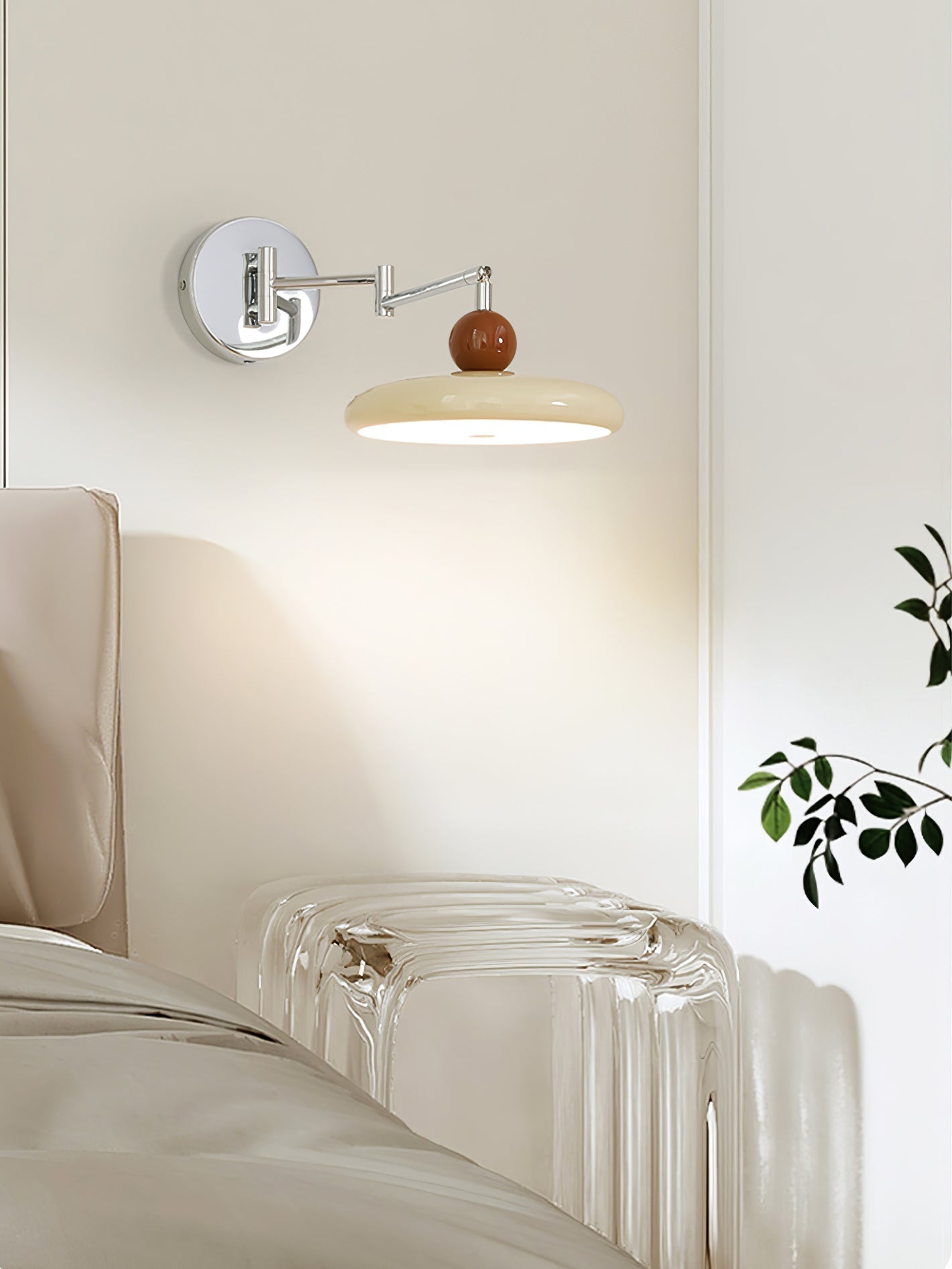 Wandlampe Swing Arm Lola - Moderne Applique mit verstellbarem Arm und integrierter LED