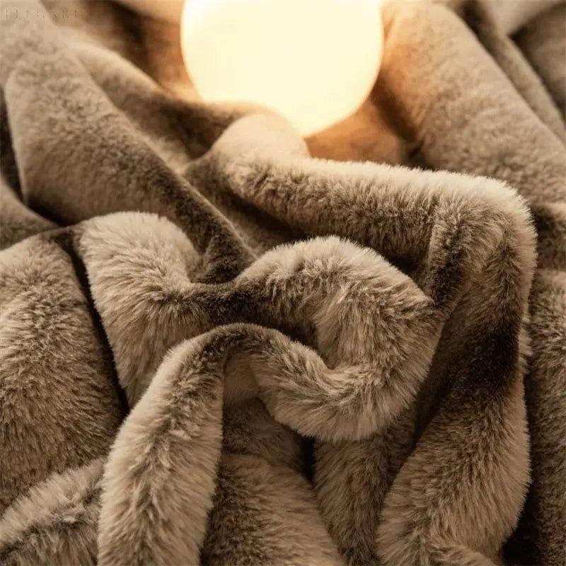 Luxuriöse Fleece-Winterdecke in verschiedenen Farben – Bequem, anti-pilling, erhältlich in 100x160 cm, 130x160 cm, 160x200 cm