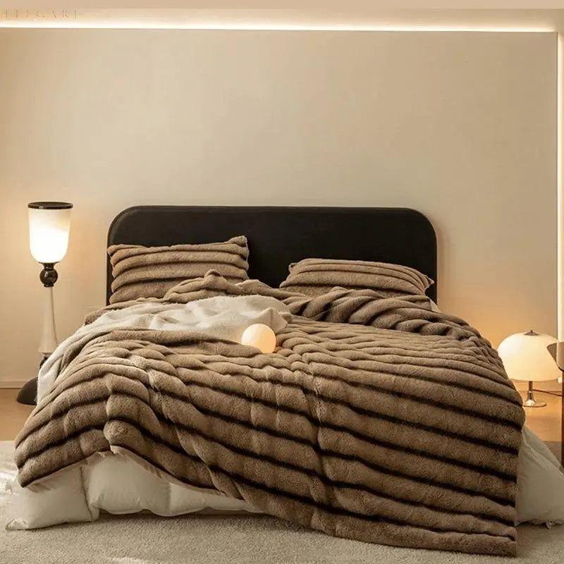 Luxuriöse Fleece-Winterdecke in verschiedenen Farben – Bequem, anti-pilling, erhältlich in 100x160 cm, 130x160 cm, 160x200 cm