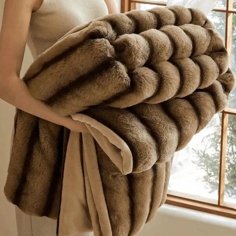 Luxuriöse Fleece-Winterdecke in verschiedenen Farben – Bequem, anti-pilling, erhältlich in 100x160 cm, 130x160 cm, 160x200 cm