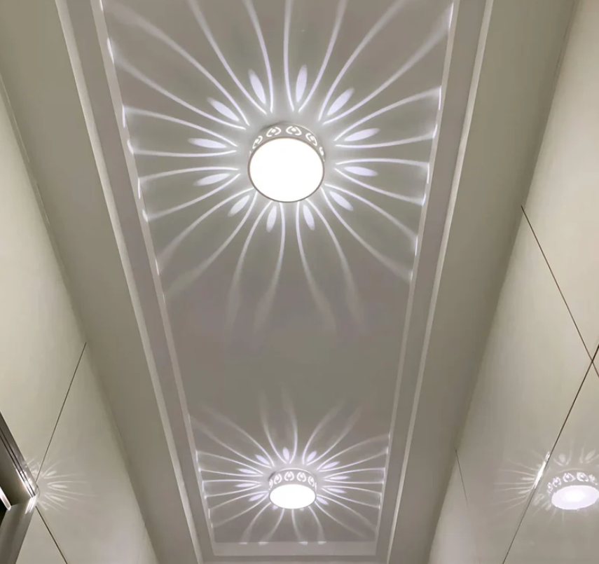 Garduru LED Deckenleuchte | Elegante Kristall- und Acrylbeleuchtung für Flure und Eingänge