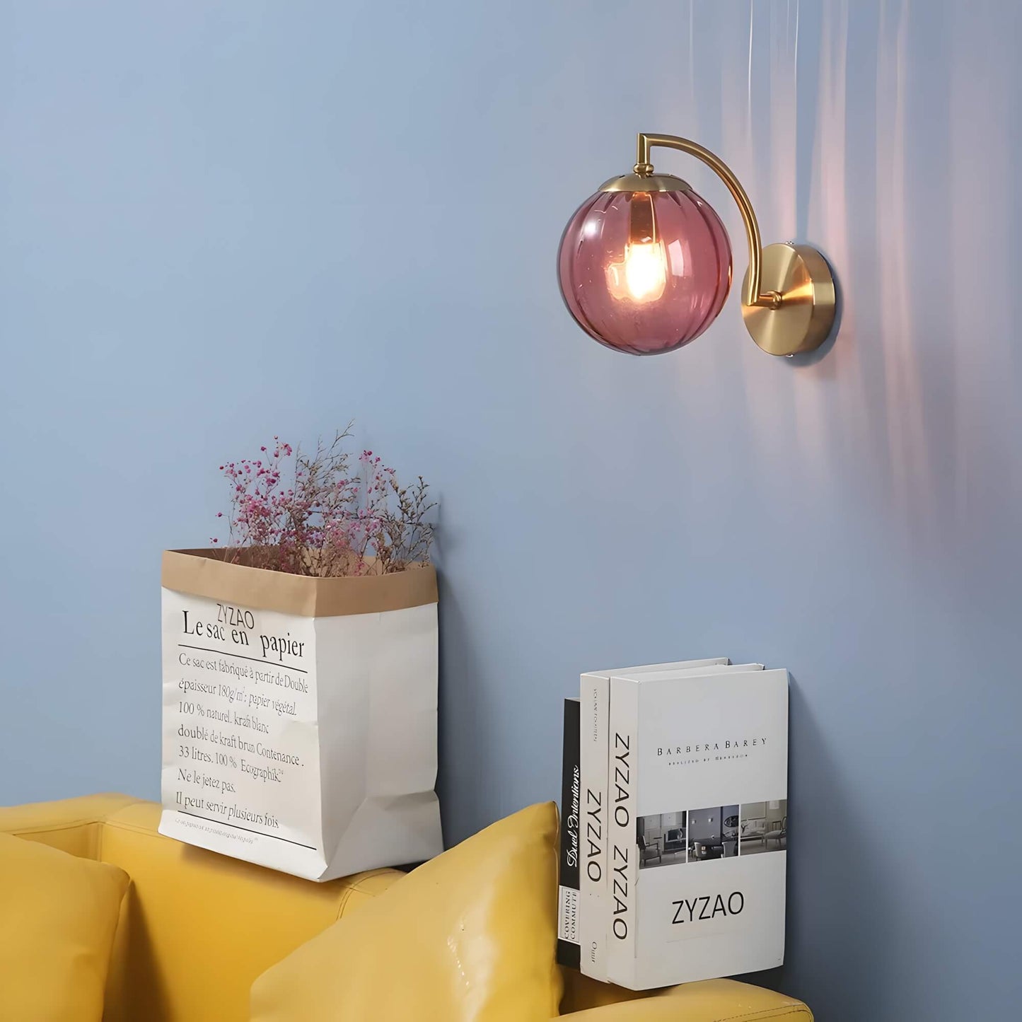 Garduru - Moderne Glaswandleuchte mit LED