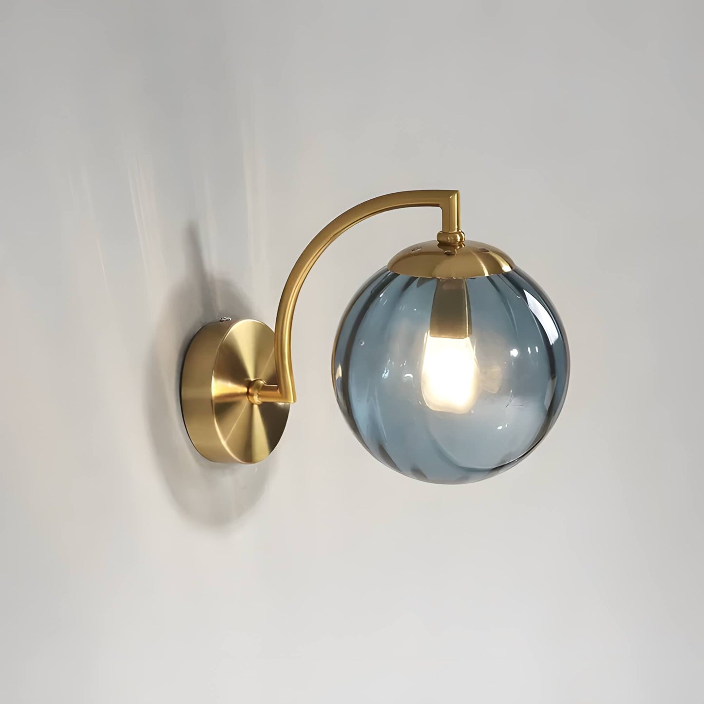 Garduru - Moderne Glaswandleuchte mit LED