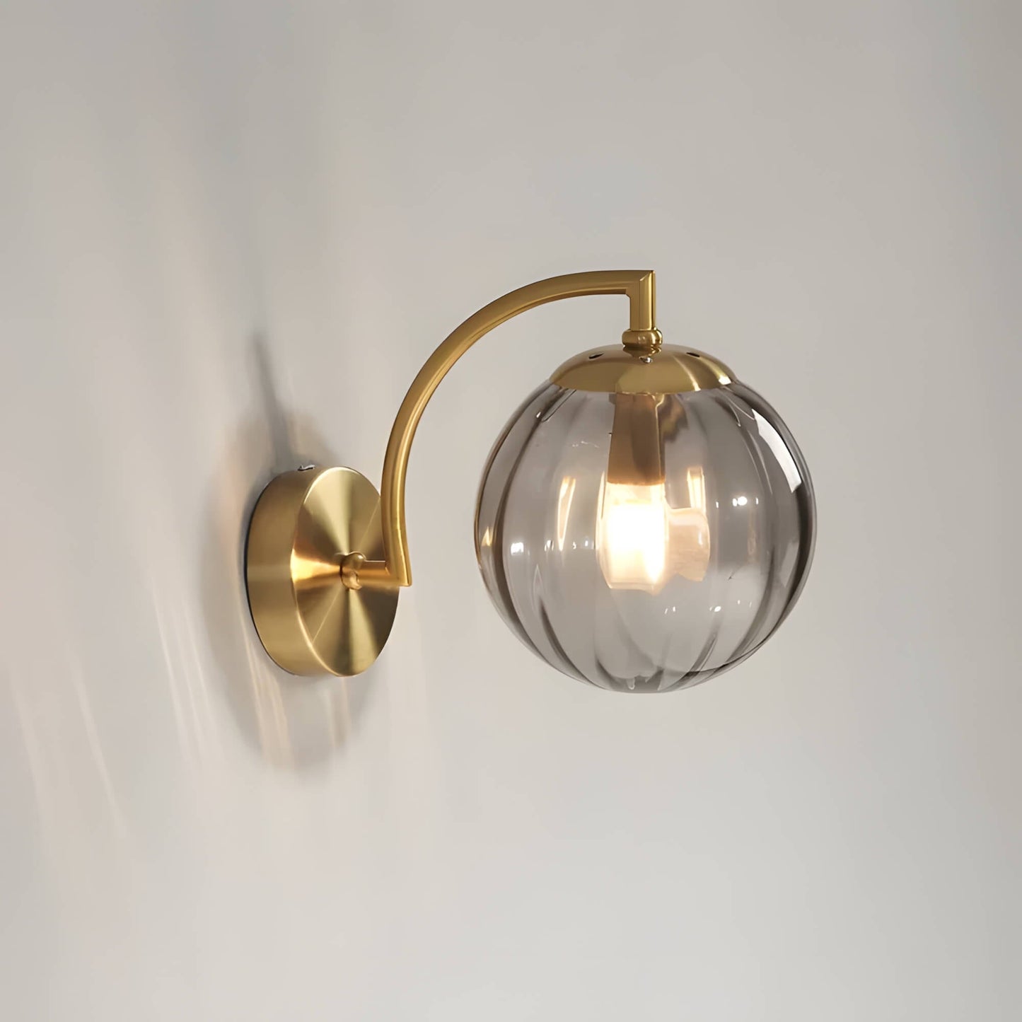 Garduru - Moderne Glaswandleuchte mit LED