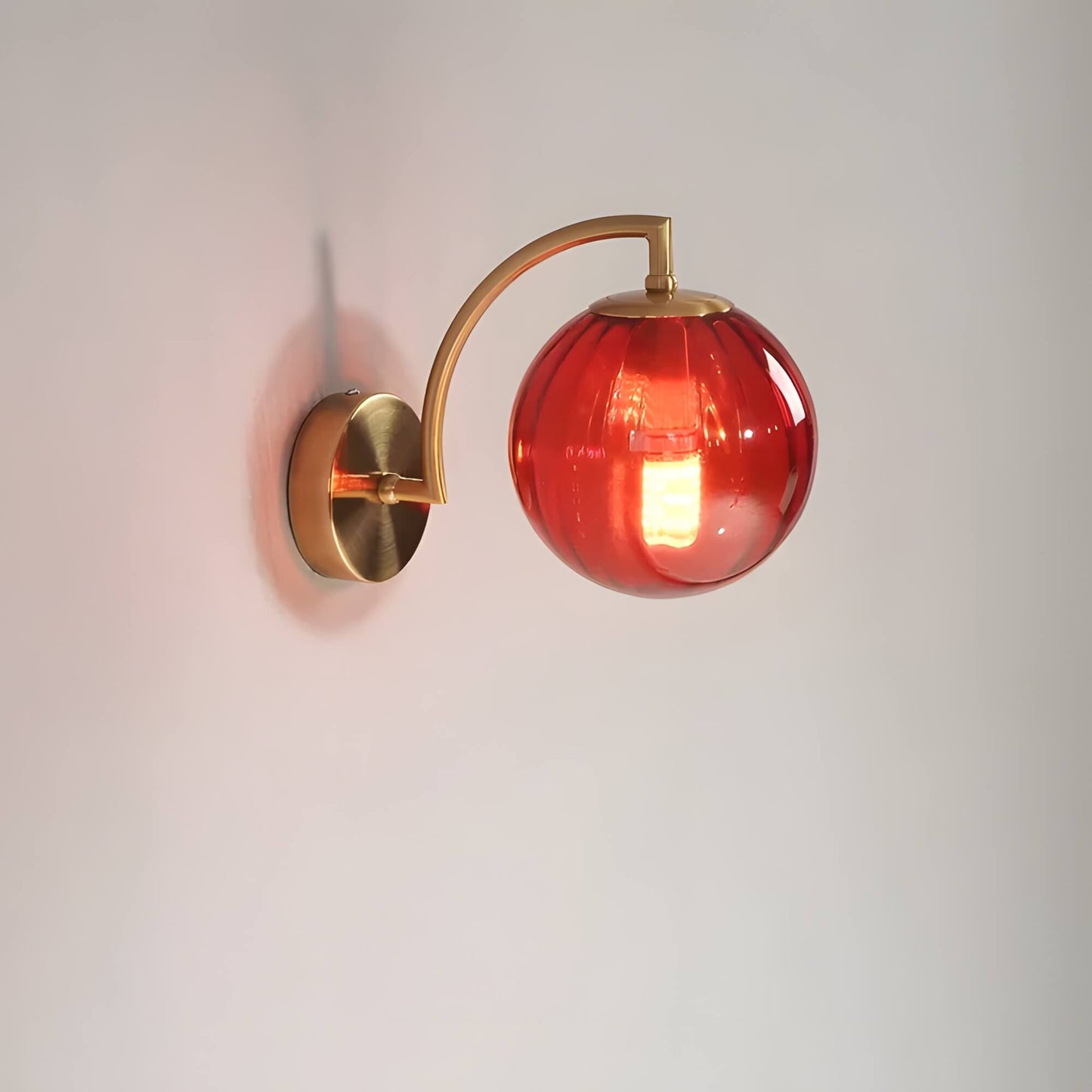 Garduru - Moderne Glaswandleuchte mit LED