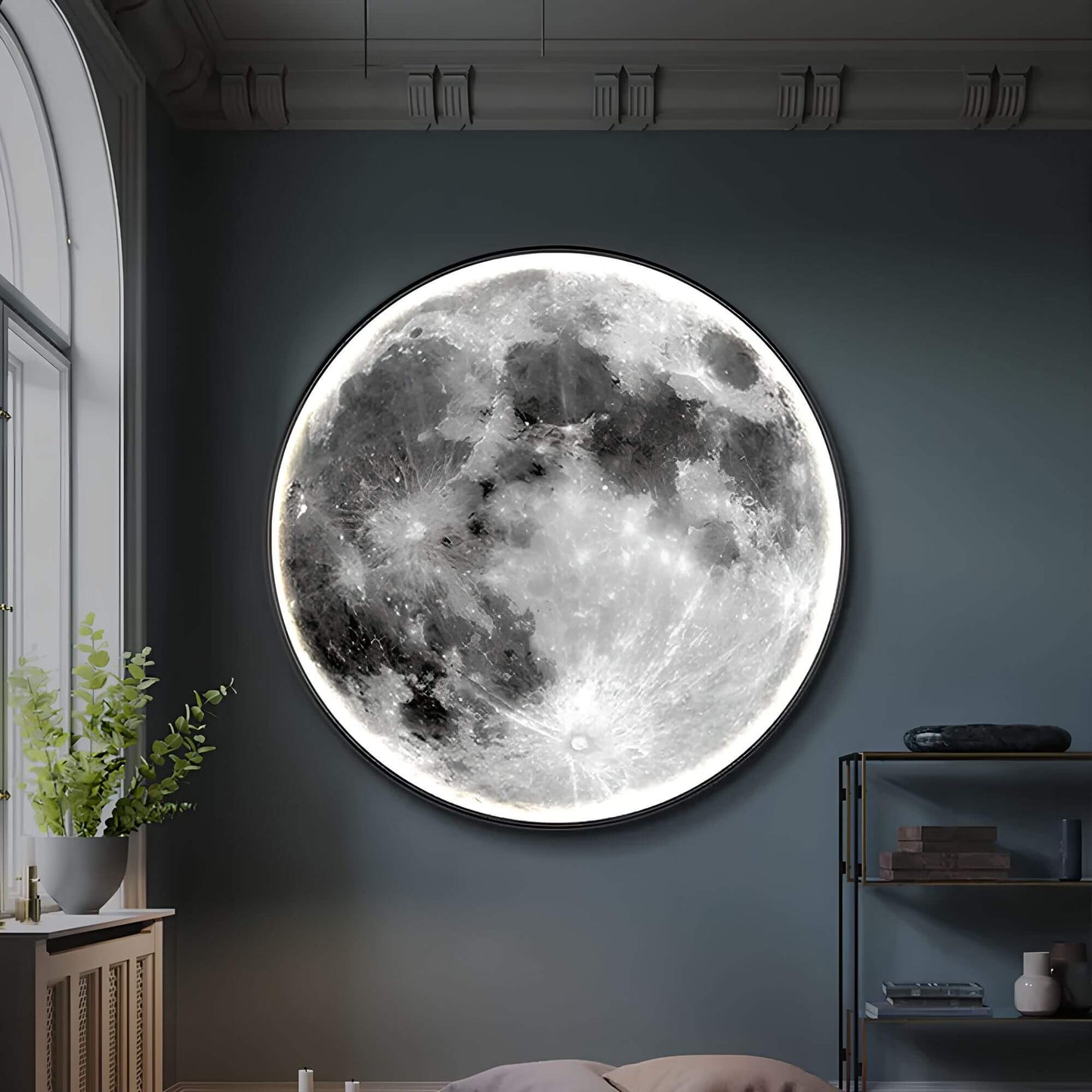 Garduru - LED Mond Wandleuchte