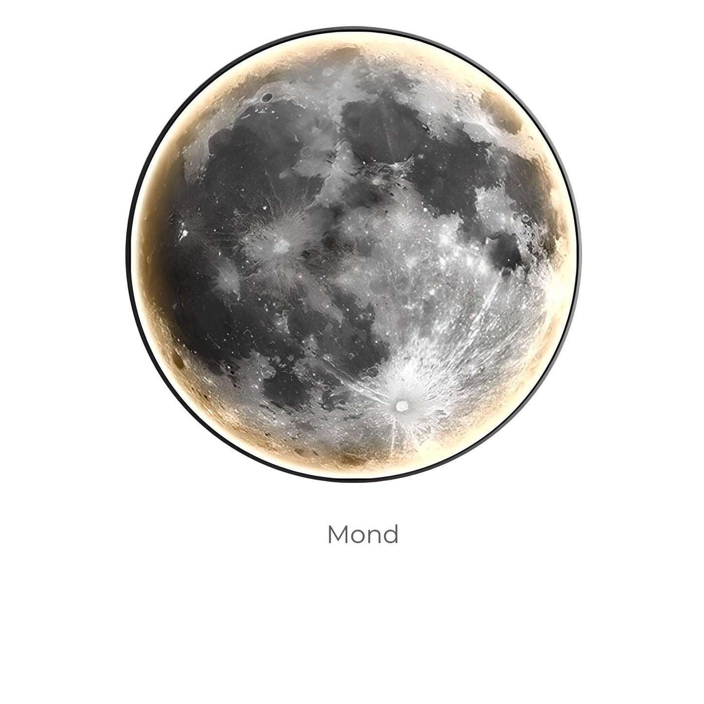Garduru - LED Mond Wandleuchte