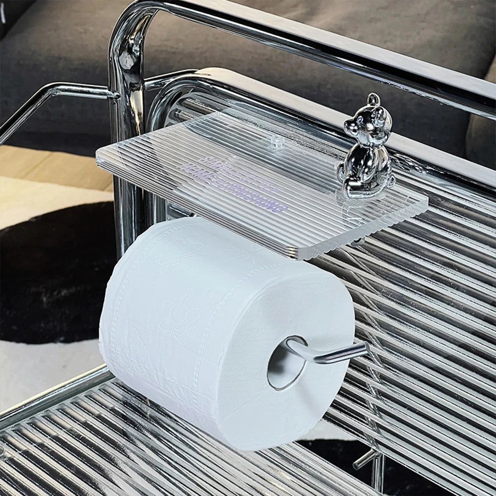 Auris Luxe – Stilvoller Toilettenpapierhalter mit praktischem Regal