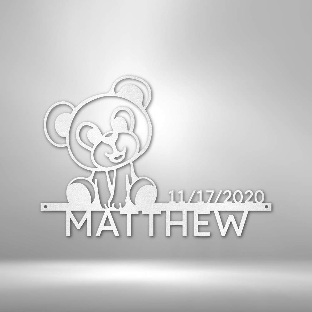 Teddy Monogram - Stahlzeichen