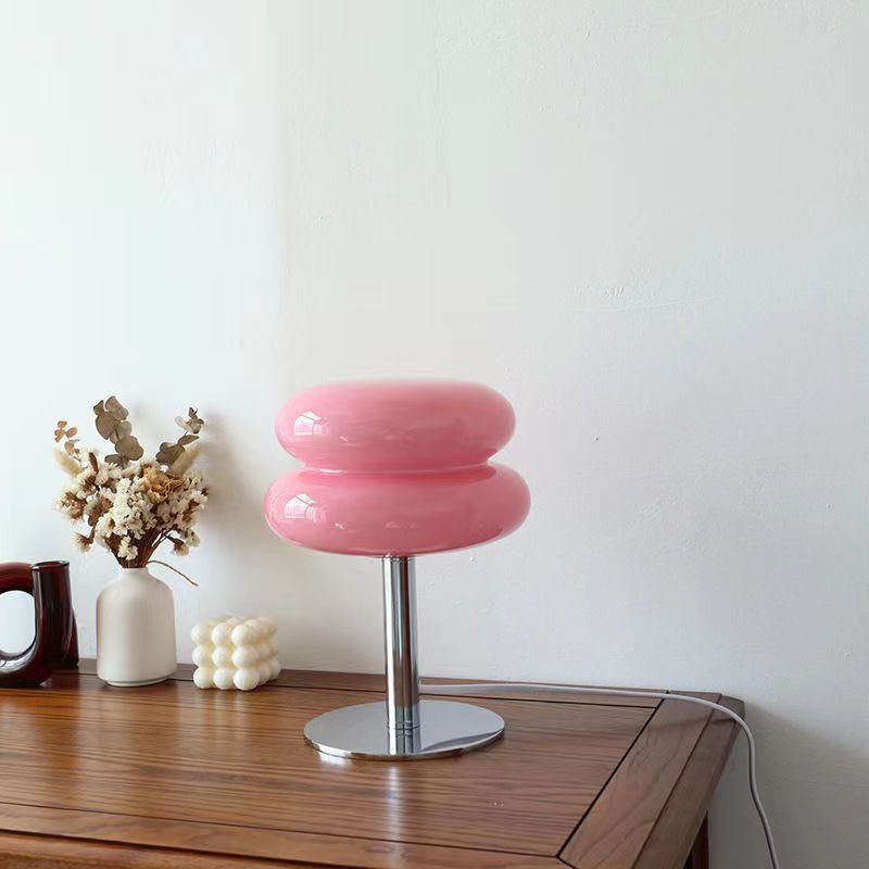 Verstellbare moderne italienische Macaron-Tischlampe - Mehrfarben und Helligkeit mit USB