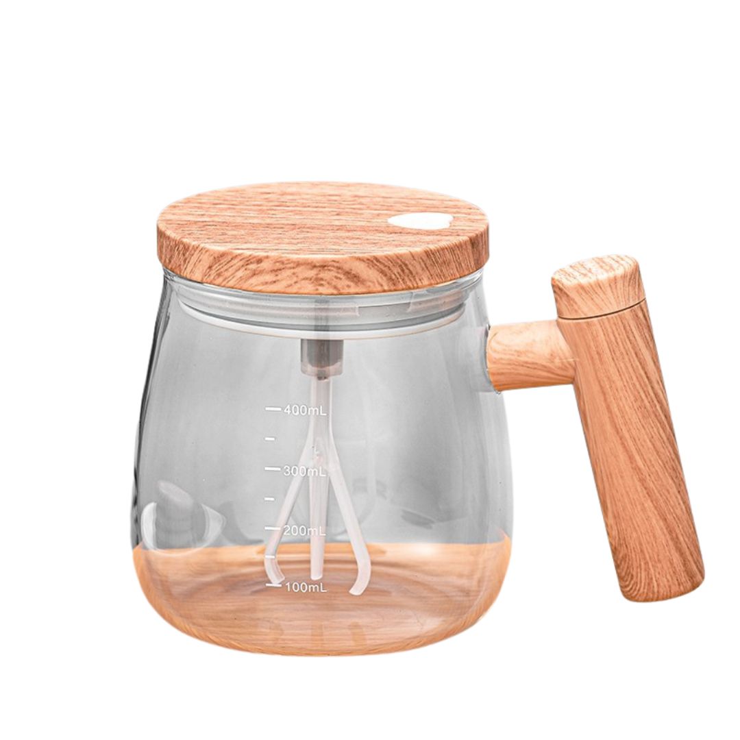 Zweckmäßige Holz-Mischbecher