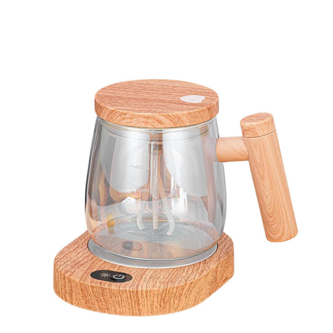 Zweckmäßige Holz-Mischbecher