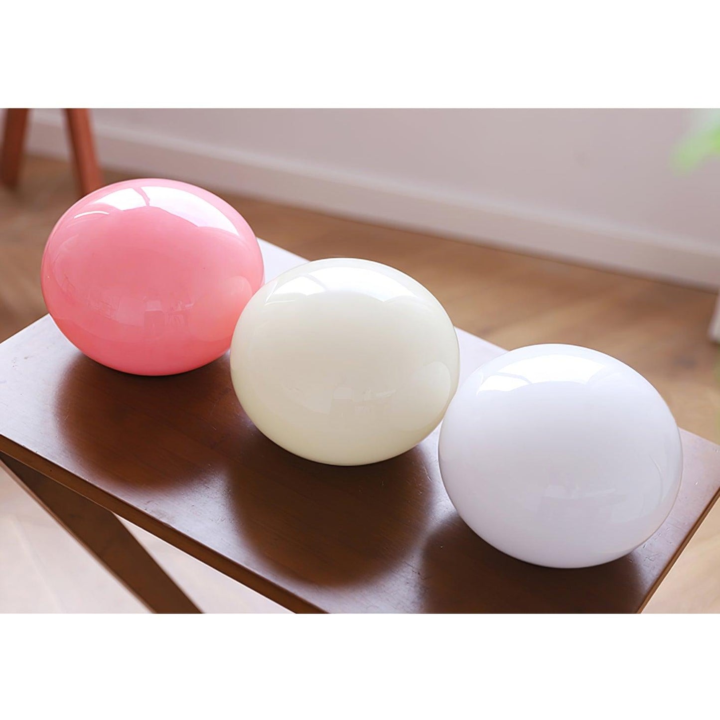 Moderne Lampe aus Metall und Glas Rosa - LED-Beleuchtung mit E27-Fassung