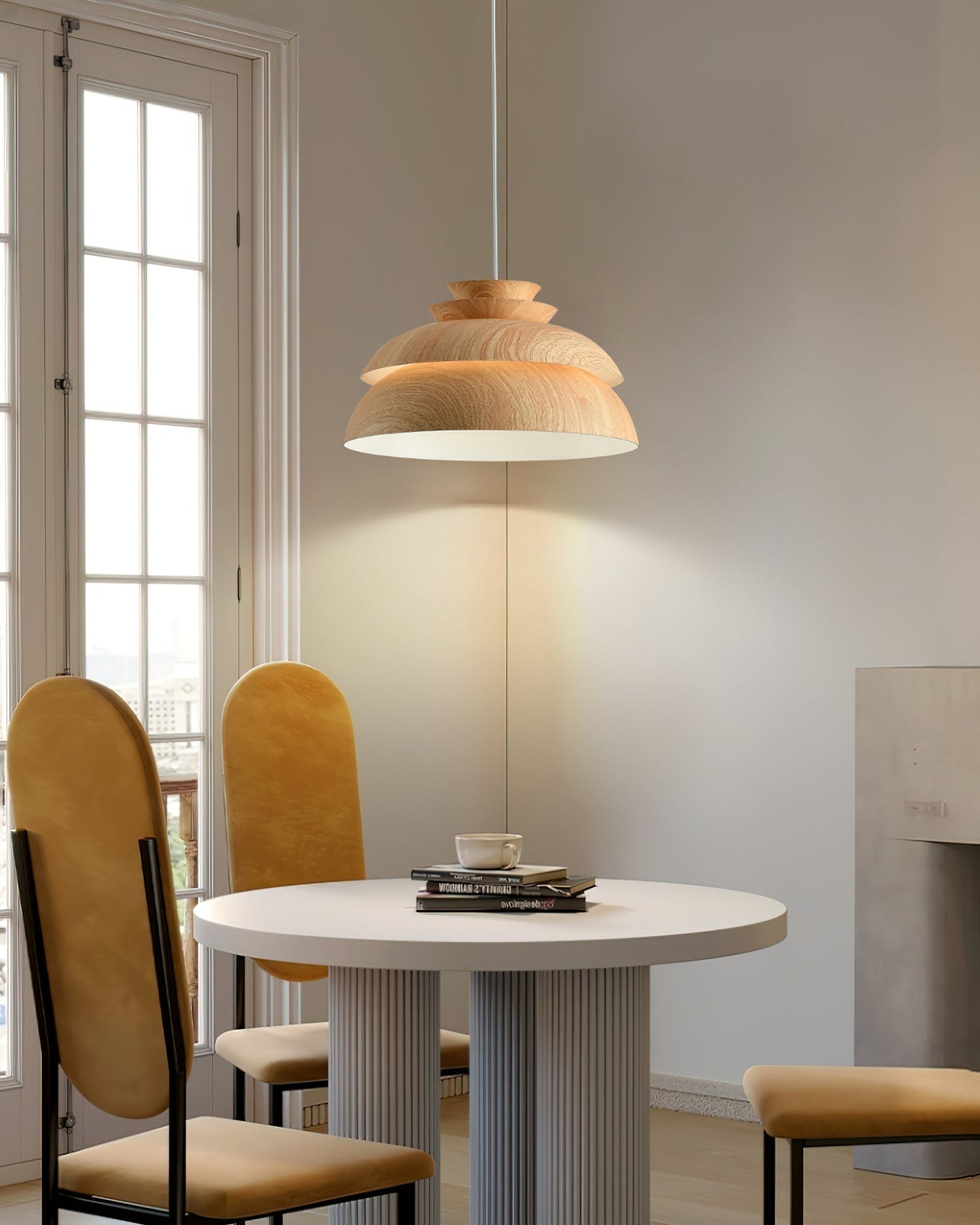 Suspension Midori aus Aluminium – Natürliche und elegante Lampe für Ihr Interieur