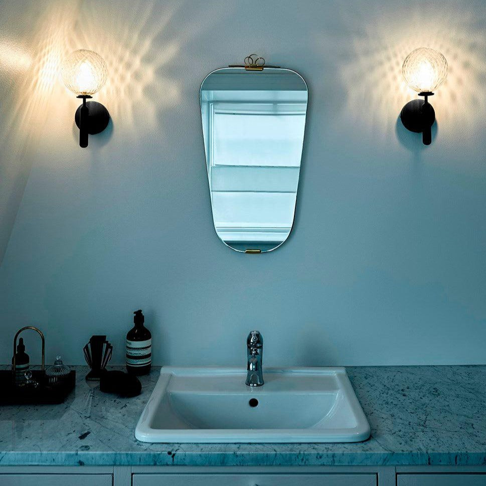 Scandiluxe LED Lampe – Minimalistisches Design aus Messing und Glas für Innenräume