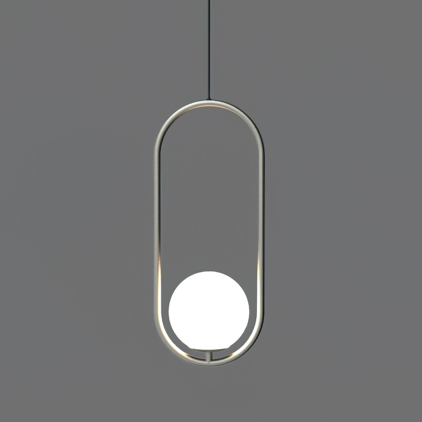 Aufhängung Mila aus Metall und Glas – Moderne Lampe mit elegantem Design