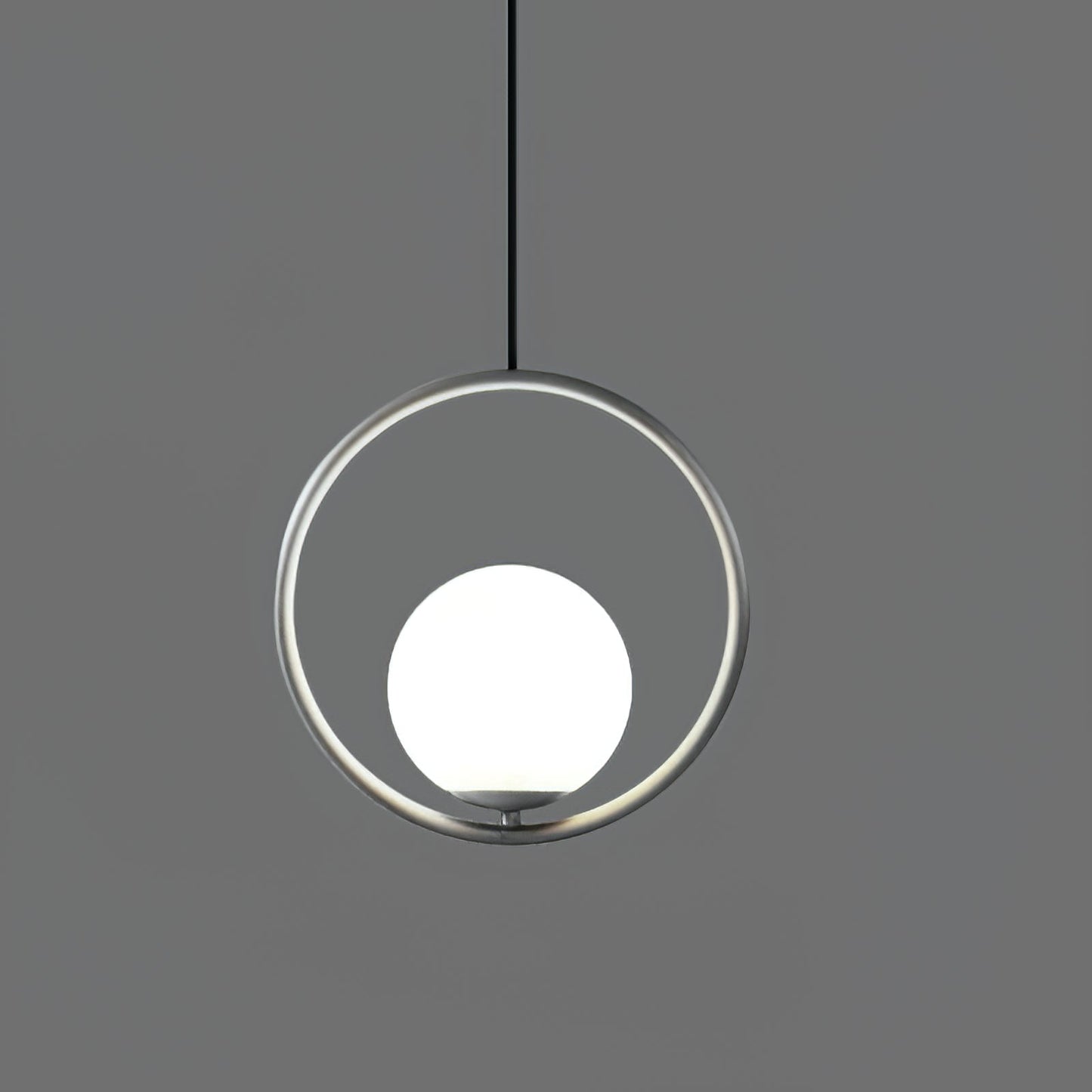 Aufhängung Mila aus Metall und Glas – Moderne Lampe mit elegantem Design