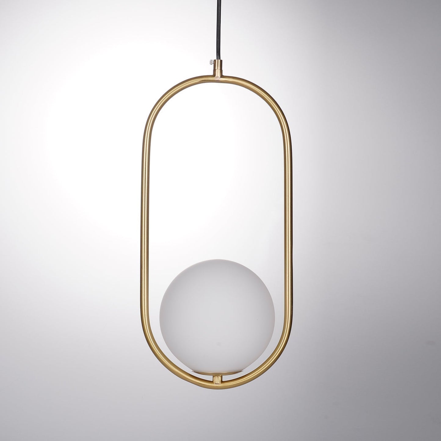 Aufhängung Mila aus Metall und Glas – Moderne Lampe mit elegantem Design