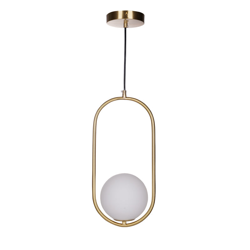 Aufhängung Mila aus Metall und Glas – Moderne Lampe mit elegantem Design