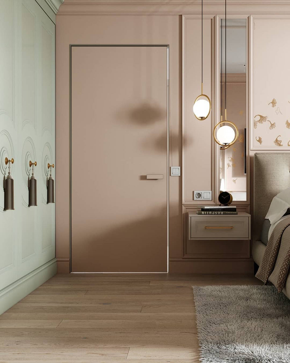 Aufhängung Mila aus Metall und Glas – Moderne Lampe mit elegantem Design