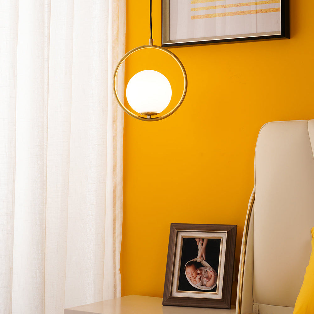 Aufhängung Mila aus Metall und Glas – Moderne Lampe mit elegantem Design