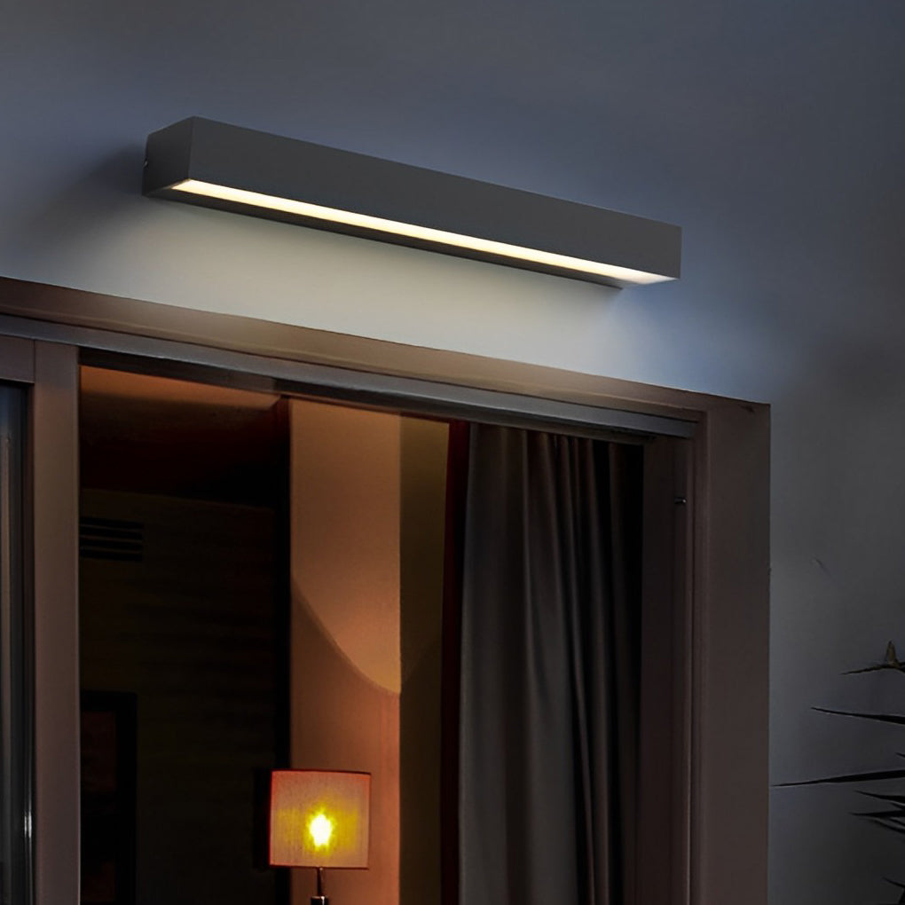 Wandleuchte Modern Schwarz Wasserdicht Außenlampe