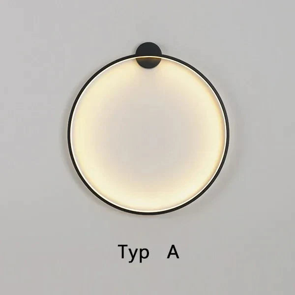 Moderne Eleganz Runde LED Wandleuchte – Minimalistisches Design für zeitgenössische Räume