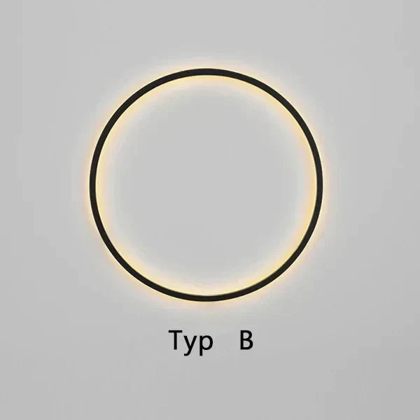 Moderne Eleganz Runde LED Wandleuchte – Minimalistisches Design für zeitgenössische Räume