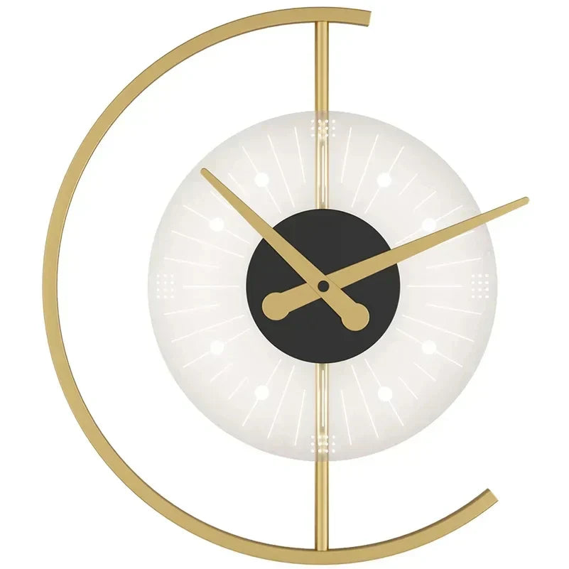 Garduru | Moderne LED-Wandleuchte mit Uhr | Stilvolle Beleuchtung