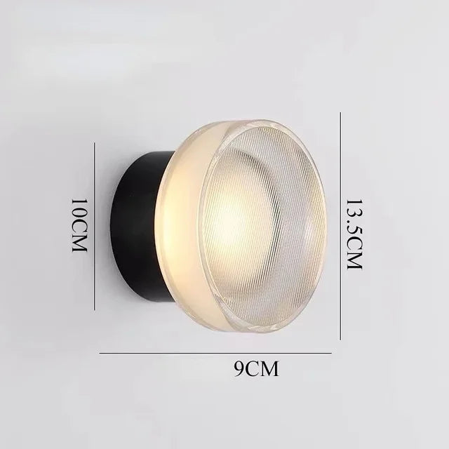 Moderne Runde LED Wandleuchte für Zeitloses Design