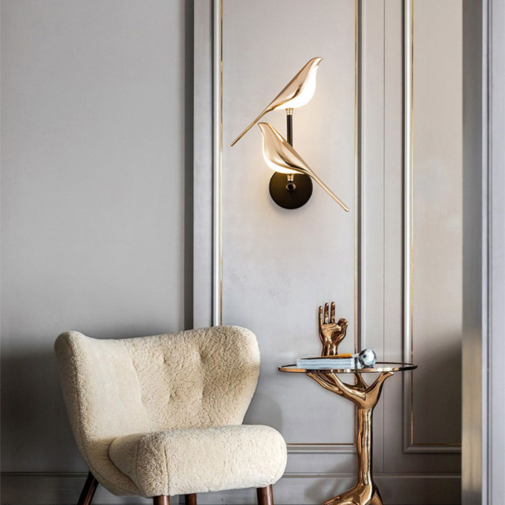 Royallure LED Wandleuchte - Elegantes Vogel-Design für moderne Innenräume