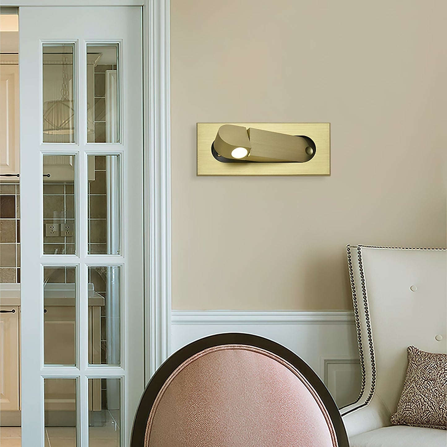 Moderne LED-Leselampe – Verstellbare Nachttischlampe für das Bett mit sanftem Licht