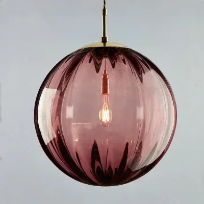 LED-Hängelampe – Lumina – norwegische Glaskugel – stilvolle Küchenbeleuchtung