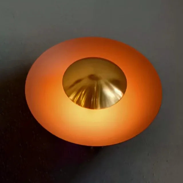 LED Wandleuchte für Zuhause und Büro - Zeitgenössisches rundes Design, energieeffizient