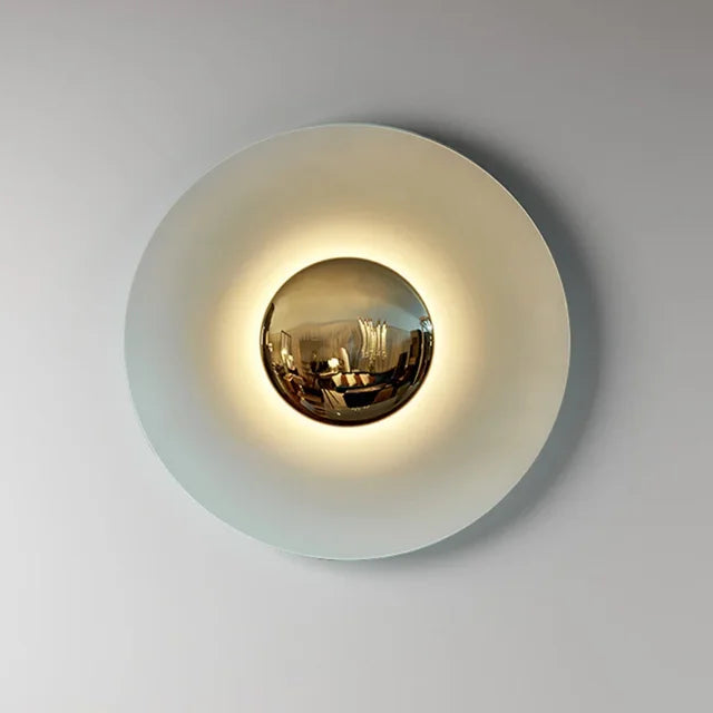LED Wandleuchte für Zuhause und Büro - Zeitgenössisches rundes Design, energieeffizient