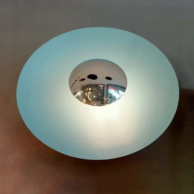 LED Wandleuchte für Zuhause und Büro - Zeitgenössisches rundes Design, energieeffizient