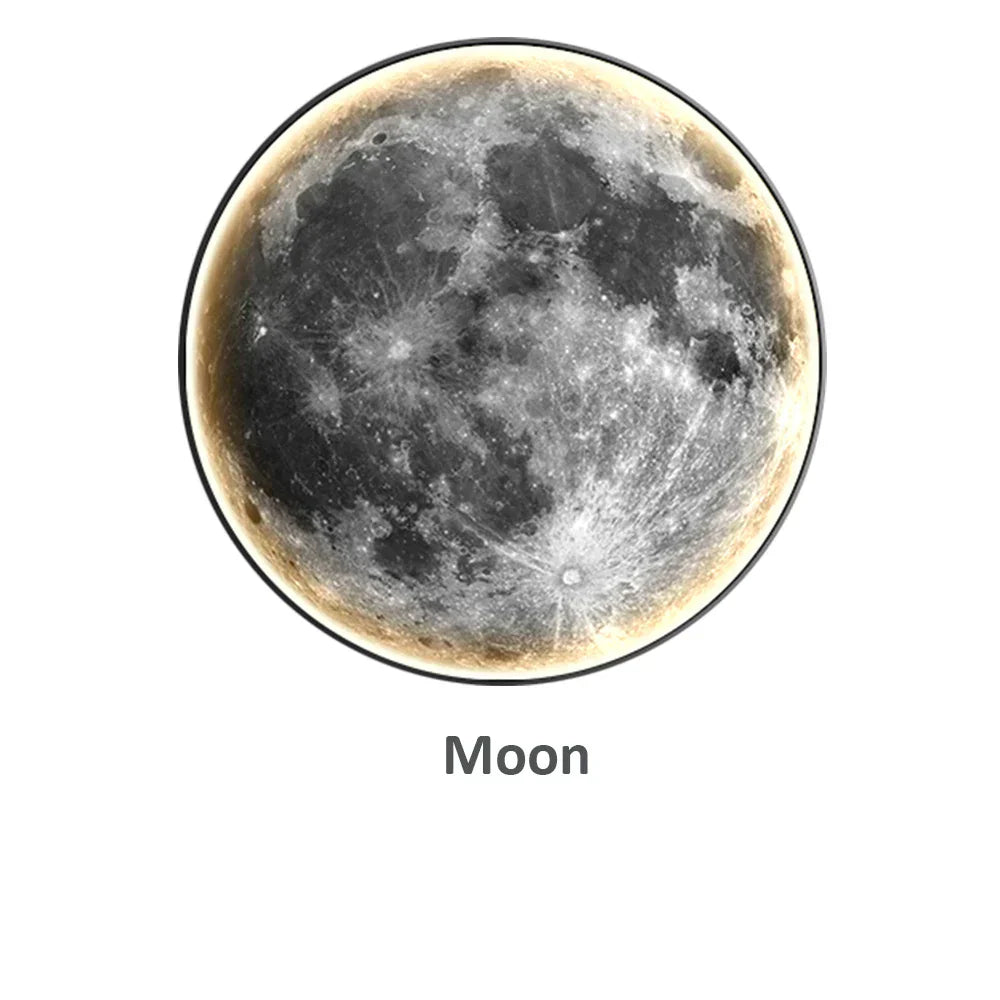 Mondförmige LED-Wandleuchte für stimmungsvolle Beleuchtung | LunarGlow
