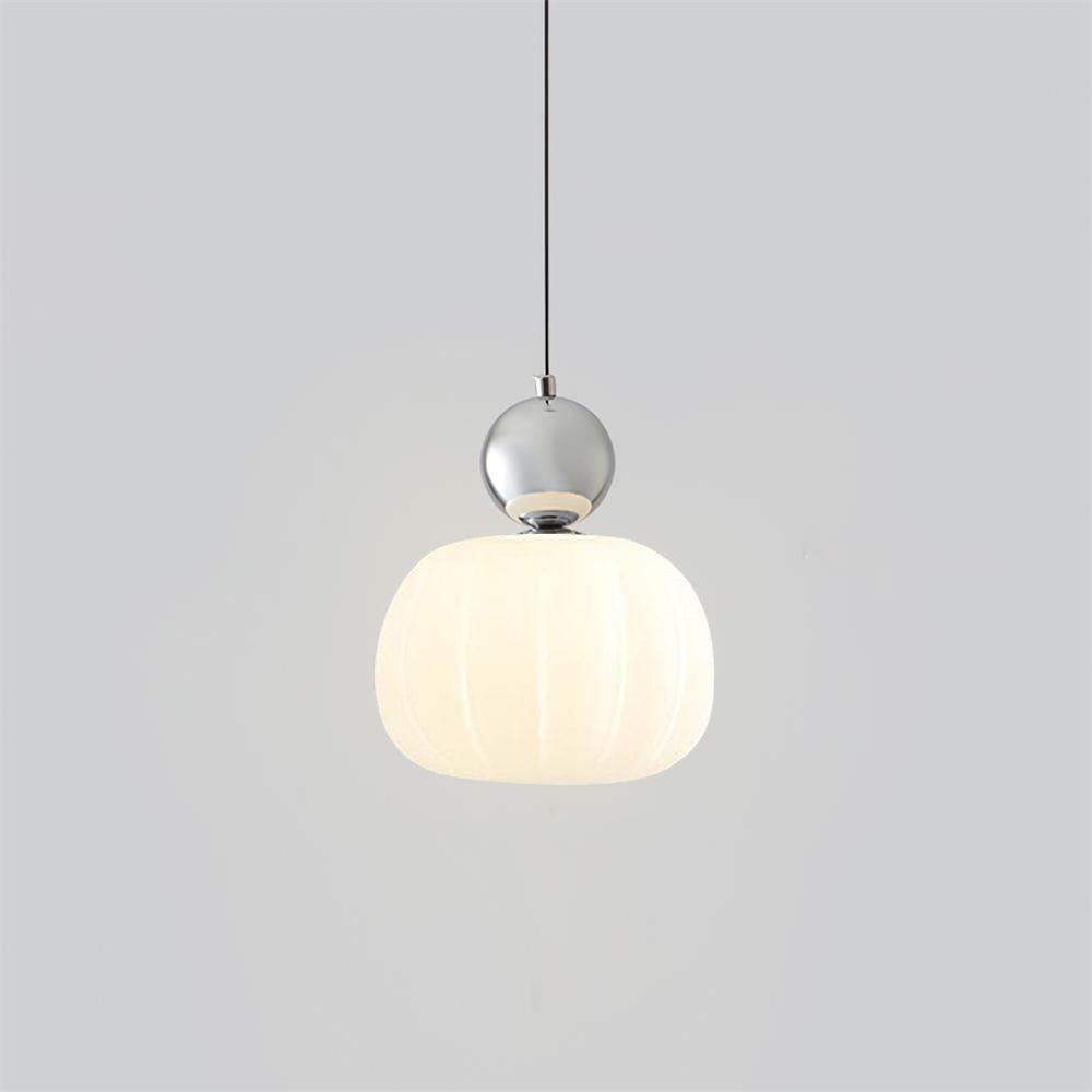 Garduru Kürbis Pendelleuchte – Elegante dimmbare Deckenlampe mit G9-Fassung