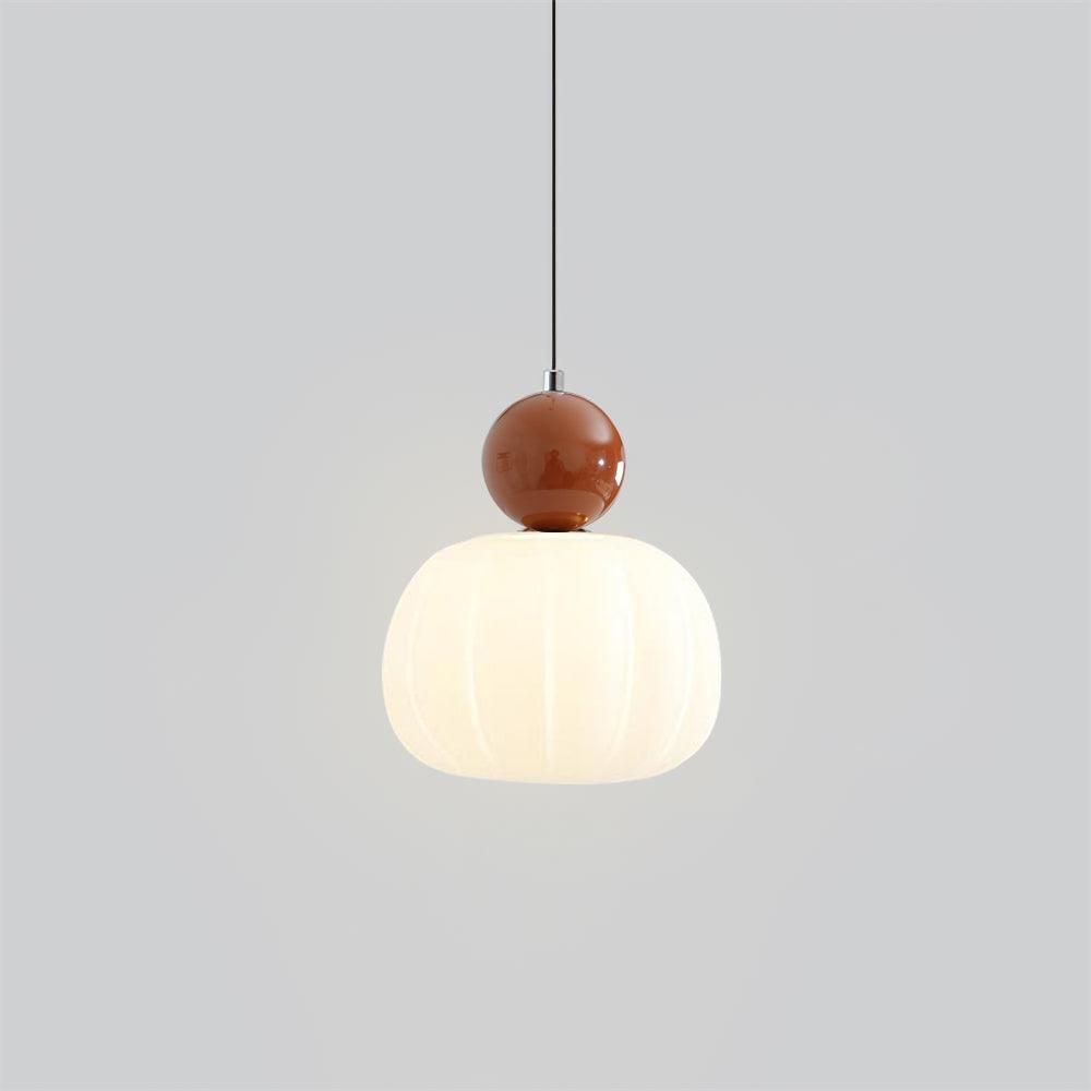 Garduru Kürbis Pendelleuchte – Elegante dimmbare Deckenlampe mit G9-Fassung