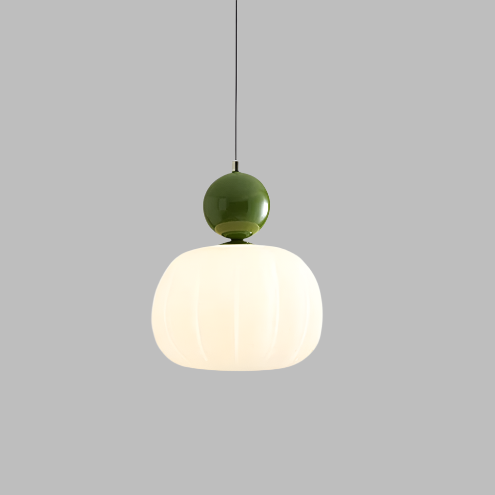 Garduru Kürbis Pendelleuchte – Elegante dimmbare Deckenlampe mit G9-Fassung