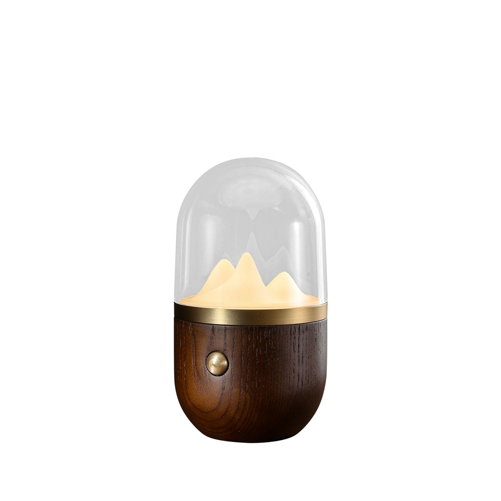 Berggipfel Nachttischlampe