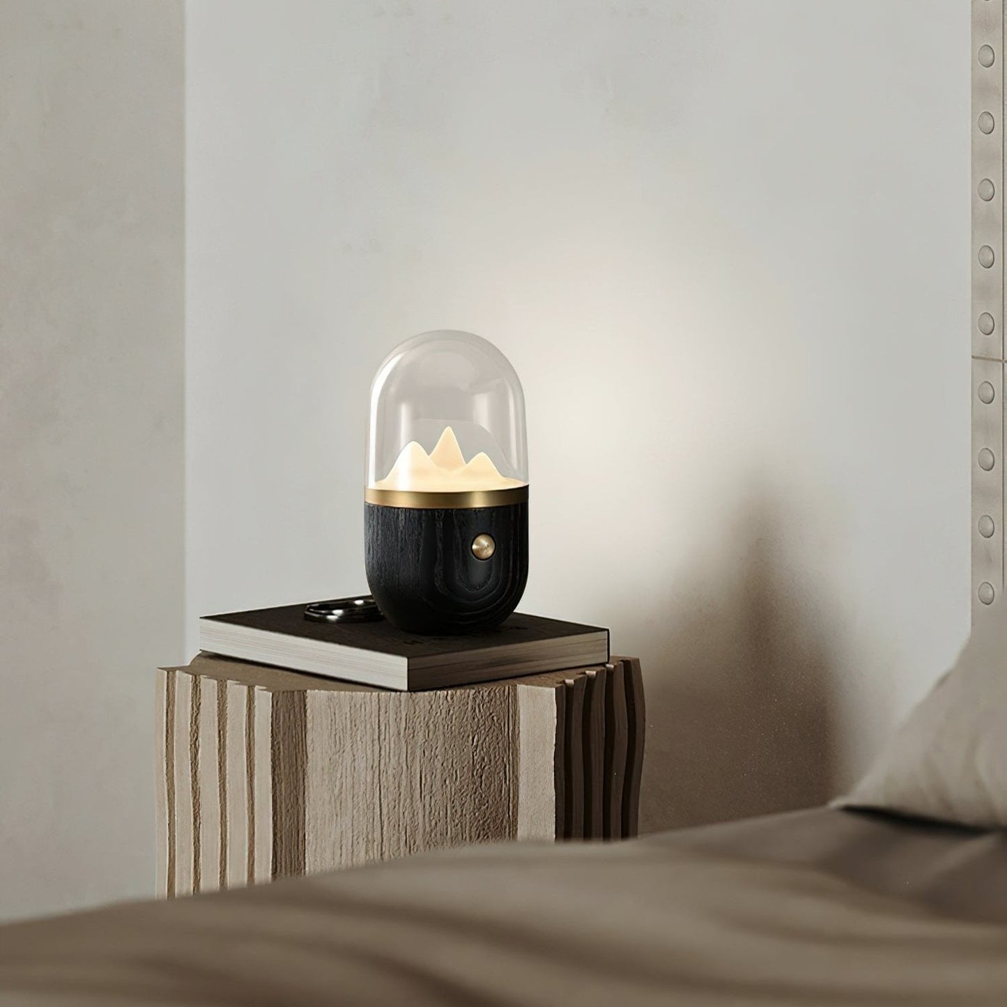Berggipfel Nachttischlampe