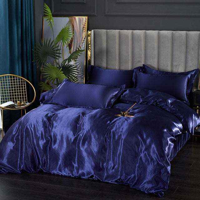 Luxus Seiden Bettbezug Set | SilkElegance